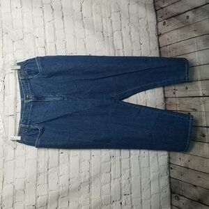 Blassport Vintage Mom Capri Jeans Stretch Side Waist Size 12 EUC